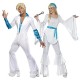 Smiffy's Adult Women's Super Trooper Costume, Top, trousers, Hat and Belt Tie, 70 Disco, Serious Fun, Size M, 33483