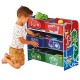 HelloHome Pj Masks Kids Bedroom Toy Storage Unit with 6 Bins, Wood, Multicoloured