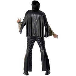 Smiffy's Men's Elvis Costume, Shirt, Trousers, Cape & Belt, Size