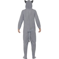 Smiffy's Adult Unisex Wolf Costume, All In One Jumpsuit, Size