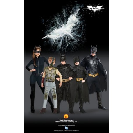 Dark Knight Rises Costume, Kids Batman Classic Costume Style 1, Large, Age 8