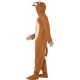 Smiffy's Adult Men's Fox Costume, All in one with Hood, Party Animals, Serious Fun, Size L, 27867