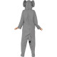 Smiffy's Adult Unisex Elephant Costume, All In One Jumpsuit, Size