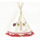 Children's Wigwam Teepee Play Tent, Traditional Wild West Cowboys and Indians Tipi by Garden Games Ltd
