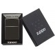 Zippo 24756 Windproof lighter without logo, Ebony , Regular