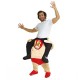 Unisex Mexican Wrestler Fancy Dress Piggyback Costume