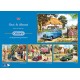 Gibsons Out and About Jigsaw Puzzles (4 x 500 Pieces)