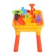 HOMCOM 32pcs Sand Table Chair Set Beach Outdoor Kids Children Sand and Water Table Play Kit Beach Toy Outdoor Activity