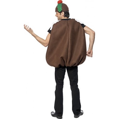 Smiffy's Men's Christmas Pudding Costume, Tabard & Hat, One Size, Colour