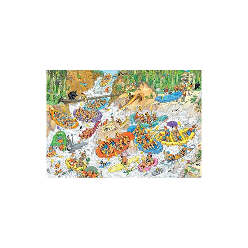 Jumbo Games Jan Van Haasteren Wild Water Rafting Jigsaw Puzzle (3000