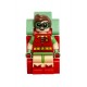 DC Comics Lego Batman Movie Robin Kids Minifigure Link Buildable Watch | Red/Green | Plastic | 28Mm Case Diameter| Analogue Quar