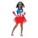 Rubie's Official Captain America + Mask Girls Fancy Dress Marvel Superhero Kids Childs Costume