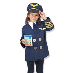 Melissa & Doug Pilot Role Play Costume Set (6 pcs)