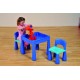 5 in 1 Activity Table & Chairs with Writing Top/Lego/Sand/Water/Storage