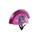 C Preme Mohican Raskullz Zebra Mohawk Bike Helmet&nbsp;–&nbsp;White, One Size