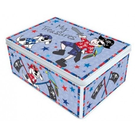 Peel & Sardine Large My Treasures Pirate Keepsake Tin