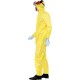 Smiffy's Men's Breaking Bad Costume, Hazmat Suit, Latex Mask, Gloves & Goatee, Size