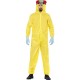 Smiffy's Men's Breaking Bad Costume, Hazmat Suit, Latex Mask, Gloves & Goatee, Size