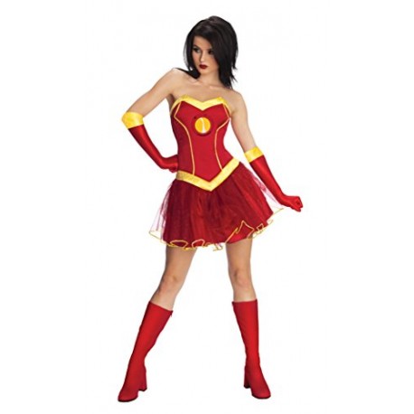 Rubie's Official Ladies Marvel Miss Iron Man Resue, Adult Costume