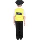 Smiffy's Police Boy Costume, Top, Trousers, Hat and Radio Set, Colour