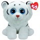 TY 90227&nbsp;Tundra, Glitter Eye Pink Tiger&nbsp;–&nbsp;Soft Toy, White, 42&nbsp;cm