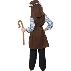 Smiffy's Children's Shepherd Costume, Robe, Headpiece & EVA Staff, Size