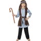 Smiffy's Children's Shepherd Costume, Robe, Headpiece & EVA Staff, Size