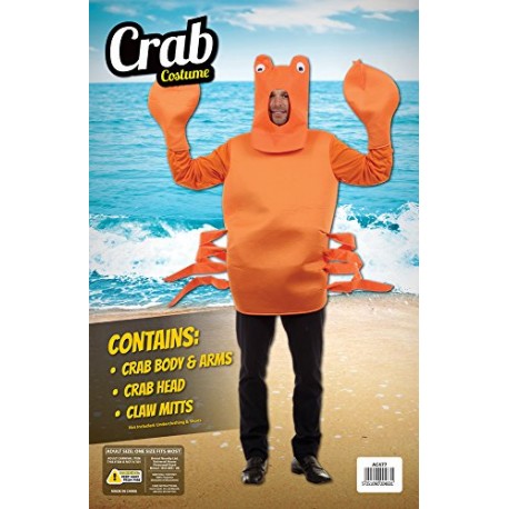 Bristol Novelty AC477 Crab Costume, One Size