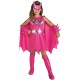 Rubie's Official Pink Batgirl Girl's Fancy Dress Superhero Batman Kids Movie Childs Costume