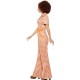 Smiffy's Adult Women's Authentic 70's Chic Costume, Jumpsuit, 70 Disco, Serious Fun, Size