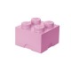 LEGO Brick 4 Knobs Stackable Storage Box, Light Purple, 5.7 Litre