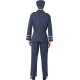 Smiffy's Adult Men's WW2 Air Force Captain Costume, trousers, Jacket, Hat and Tie, Wartime 40's, Serious Fun, Size M, 38830
