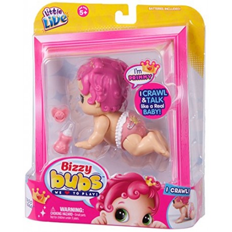 Little Live Bizzy Bubs 28472 Crawling Baby Primmy Doll