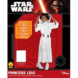 Rubie's Official Deluxe Princess Leia Girls Fancy Dress Star Wars The Force Awakens Kids Costume
