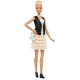 Barbie DTF07 Fashionistas Leather and Ruffles Doll