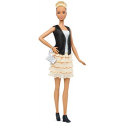 Barbie DTF07 Fashionistas Leather and Ruffles Doll