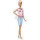 Barbie DTF07 Fashionistas Leather and Ruffles Doll