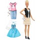Barbie DTF07 Fashionistas Leather and Ruffles Doll