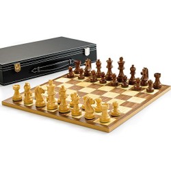 Wooden Chess set with 3 King