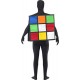 Smiffy's Adult Unisex Rubik's Cube Costume, Multi