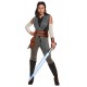 Rubie's Official Star Wars The Last Jedi Rey Ladies Adult Costume, Large UK 14