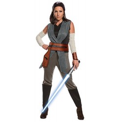 Rubie's Official Star Wars The Last Jedi Rey Ladies Adult Costume, Large UK 14