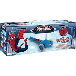 Mondo Spiderman Twist and Roll Scooter with Extra Grip