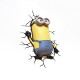 Minion Kevin 3D Deco Wall Light