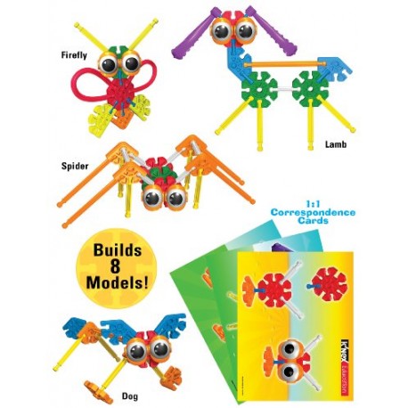 K’NEX Education Kid K’NEX Group Building Set fro Ages 3+ Preschool Educational Toy, 131 Pieces