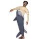 Smiffy's Adult Men's Man Eating Shark Costume, Shark Bodysuit and Goggles, Funny Side, Serious Fun, One Size, 36378