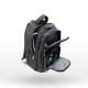 Wenger 600633 PILLAR 16 Laptop Backpack , Triple Protect compartment with case stabalising platform in Black / Grey {24 Litres}