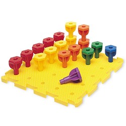 Learning Resources Rainbow Peg Play Activity Set
