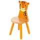 Tidlo wood Leopard Chair, 26 cm