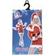 Smiffy's Women's Miss Santa Fleece Costume, Dress, Cape, Belt & Hat, Santa, Size